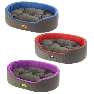 Ferplast Dandy C Cama Овальний лежак із бортиками та двосторонньою подушкою для собак та котів