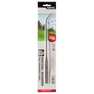 Aquael Aquarium Tweezers Curved Пінцет вигнутий для догляду за акваріумними рослинами