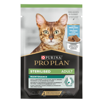 Purina Pro Plan Sterilised Adult Maintenance Cod Вологий корм для стерилізованих кішок Шматочки тріски у паштеті