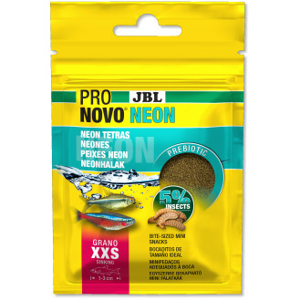 JBL ProNovo Neon Grano XXS Основний корм у формі гранул для неонів та інших дрібних харацинових розміром 1-3 см