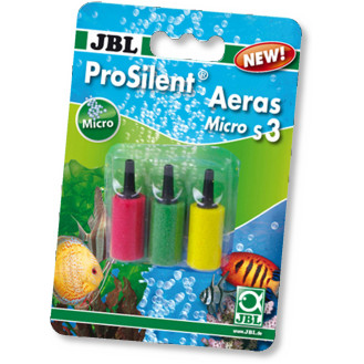 JBL ProSilent Aeras Micro S3 Комплект трьох кольорових розпилювачів для дрібних бульбашок в акваріумі