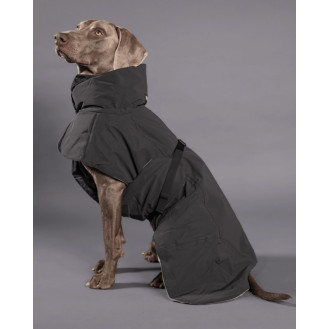 PAIKKA Visibility Winter Jacket Dark Зимова куртка на FIR-підкладці з білим світловідбиванням для собак