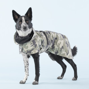 PAIKKA Recovery Raincoat Camo Дощовик для собак зі спеціальною FIR-підкладкою та змінюючий колір при світловідбиванні PAIKKA Recovery Raincoat Camo Дощовик для собак зі спеціальною FIR-підкладкою та змінюючий колір при світловідбиванні