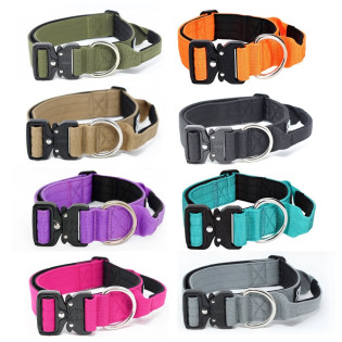 BullyBillows Combat Collar Handle 4 cm Професійний посилений нашийник з ручкою та ривковим замком для собак BullyBillows Combat Collar Handle 4 cm Професійний посилений нашийник з ручкою та ривковим замком для собак