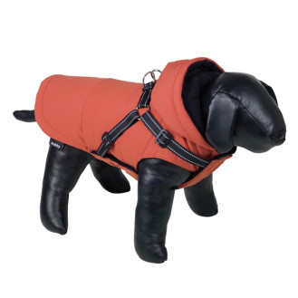 Nobby Dog Vest 2 in 1 Nida Водонепроникне пальто на флісі зі вшитою світловідбиваючою шлеєю для собак