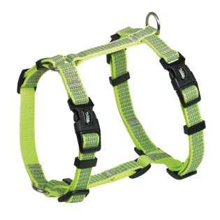 Nobby Full Reflect H-shaped Harness Анатомічная шлея-вісімка для собак, змінююча колір при світловідбиванні Nobby Full Reflect H-shaped Harness Анатомічная шлея-вісімка для собак, змінююча колір при світловідбиванні