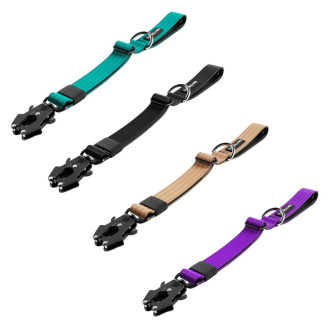 BullyBillows Adjustable Combat Traffic Lead Регульований короткий повідець-ручка із ривковим замком для собак