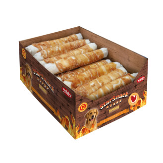 Nobby StarSnack BBQ Wrapped Chicken XXL Жевательные лакомства для больших собак Палочка из Курицы и Буйвола