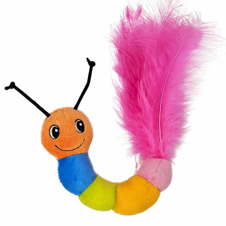 Nobby Plush Catnip Caterpillar М'яка іграшка для котів Гусениця з котячою м'ятою