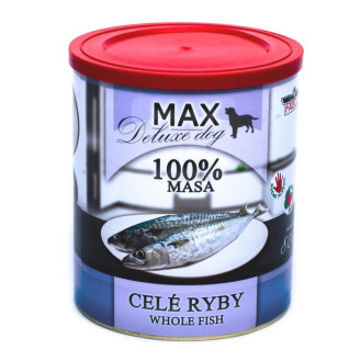 FALCO MAX Deluxe Dog 100% Fish Whole Fish Консервована риба для собак Ціла Риба