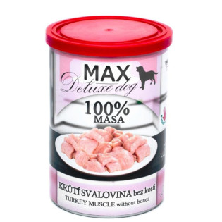 FALCO MAX Deluxe Dog 100% Meat Turkey Muscle Консервоване м'ясо для собак М'ясо Індички без кісток FALCO MAX Deluxe Dog 100% Meat Turkey Muscle Консервоване м'ясо для собак М'ясо Індички без кісток