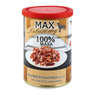 FALCO MAX Deluxe Dog 100% Meat Duck Muscle Консервоване м'ясо для собак М'ясо Качки без кісток