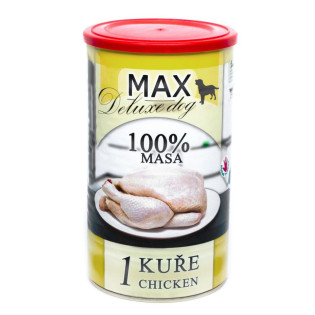 FALCO MAX Deluxe Dog 100% Meat 1 Chicken Консервоване м'ясо для собак Шматки Курки FALCO MAX Deluxe Dog 100% Meat 1 Chicken Консервоване м'ясо для собак Шматки Курки