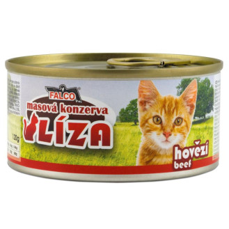 FALCO LIZA Cat 100% Meat Beef Консервоване м'ясо для котів Асорті з Яловичини