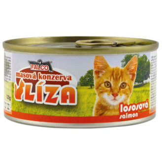 FALCO LIZA Cat 100% Meat Salmon Консервоване м'ясо для котів Асорті з Лосося