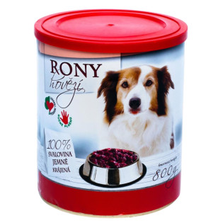 FALCO RONY Dog 100% Meat Beef Консервоване м'ясо для собак з високою енергетичною цінністю Яловичина FALCO RONY Dog 100% Meat Beef Консервоване м'ясо для собак з високою енергетичною цінністю Яловичина
