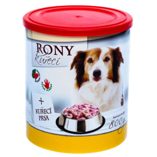 FALCO RONY Dog 100% Meat Chicken Консервоване м'ясо для собак з високою енергетичною цінністю Курка FALCO RONY Dog 100% Meat Chicken Консервоване м'ясо для собак з високою енергетичною цінністю Курка