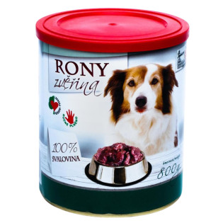 FALCO RONY Dog 100% Meat Venison Консервоване м'ясо для собак з високою енергетичною цінністю Оленіна FALCO RONY Dog 100% Meat Venison Консервоване м'ясо для собак з високою енергетичною цінністю Оленіна