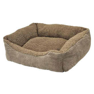 Nobby Teddy Bed Антискользящий плюшевый лежак для собак