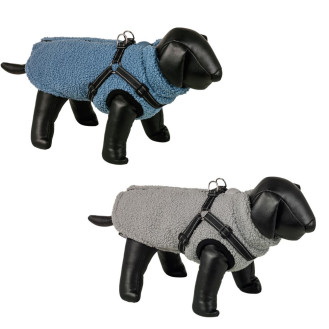 Nobby Dog Jacket 2 in 1 Plis Флисовый жакет для собак со вшитой светоотражающей шлеей
