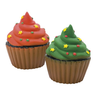 Nobby Xmas Muffin Новорічні іграшки для собак Різдвяний Мафін з пищалкою