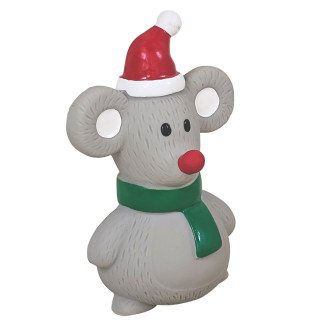 Nobby Xmas Mouse Новорічні іграшки для собак Різдвяна Миша з пищалкою