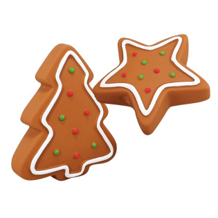 Nobby Xmas Aroma Gingerbread Новорічні іграшки для собак Пряники з ароматом кориці та ванілі