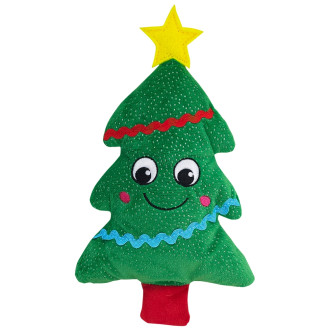 Nobby Xmas Plush Tree Новорічні м'які іграшки для собак Різдвяна Ялинка з пищалкою