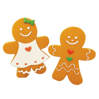 Nobby Xmas Aroma Gingerbread Couple Новорічні іграшки для собак Пряникові Чоловічки з ароматом кориці та ванілі