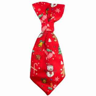 Nobby Christmas Dog Tie Snowman Новорічний світлодіодний галстук для собак Сніговик