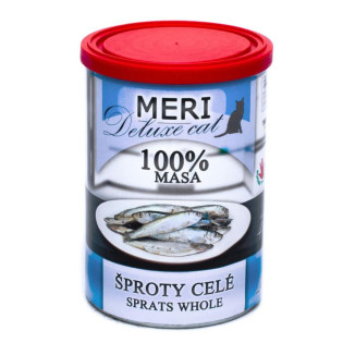 FALCO MERI Deluxe Cat 100% Fish Whole Sprats Консервована риба для котів Цілі Шпроти FALCO MERI Deluxe Cat 100% Fish Whole Sprats Консервована риба для котів Цілі Шпроти