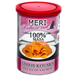 FALCO MERI Deluxe Cat 100% Fish Salmon Pieces Консервоване м'ясо для котів Шматочки Лосося FALCO MERI Deluxe Cat 100% Fish Salmon Pieces Консервоване м'ясо для котів Шматочки Лосося