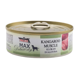 FALCO MAX Deluxe Dog 100% Meat Kangaroo Muscle Консервоване м'ясо для собак М'ясо Кенгуру без кісток