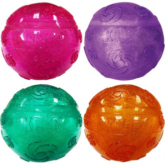 KONG Squeezz Crackle Ball Іграшка для собак Тріскучий М'яч