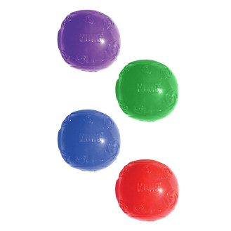 KONG Squeezz Ball Assorted Іграшка для собак Міцний М'яч з пищалкою