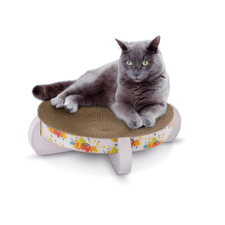 Imac Catnip Duchessa Картонна кігтеточка-лежанка з котячою м'ятою для кішок