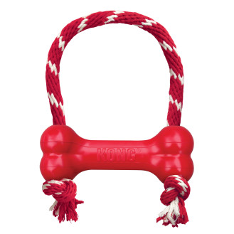 KONG Goodie Bone mit Seil Іграшка для собак Кістка для ласощів з канатом