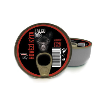 FALCO DOG 100% Meat Beef Консервоване добірне м'ясо для собак маленьких порід Яловичина