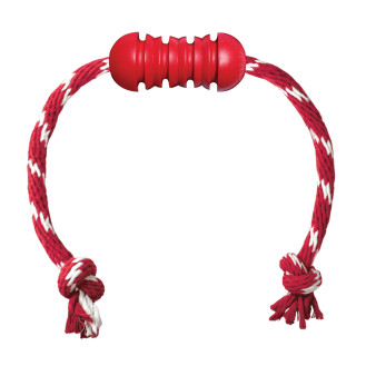 KONG Dental W/Rope Іграшка для собак Палиця для очищення зубів та ласощів