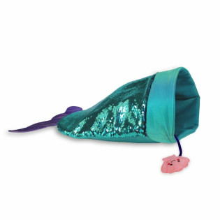 KONG Cat Play Spaces SeaQuins Іграшка-будиночок для кішок Блискучий хвіст русалки KONG Cat Play Spaces SeaQuins Іграшка-будиночок для кішок Блискучий хвіст русалки