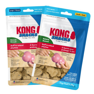 KONG Snacks Puppy Натуральні ласощі до іграшки КОНГ для цуценят Печиво з Куркою