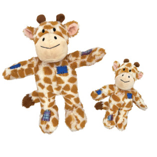 KONG Wild Knots Giraffe М'яка іграшка для собак Жираф з внутрішнім канатом та пищалкою KONG Wild Knots Giraffe М'яка іграшка для собак Жираф з внутрішнім канатом та пищалкою