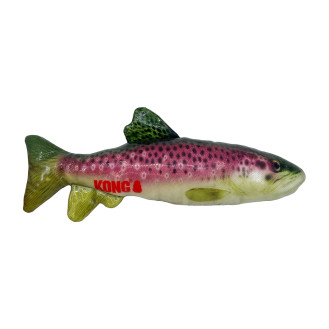 KONG Shieldz Wildz Fish Trout Плаваюча іграшка для собак Форель для ігор на воді