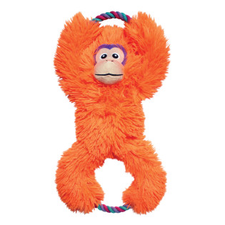 KONG Tuggz Monkey М'яка іграшка для собак Мавпа з пищалкою для перетягування KONG Tuggz Monkey М'яка іграшка для собак Мавпа з пищалкою для перетягування