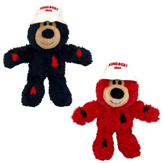 KONG Wild Knots KONG Day Bear М'яка іграшка для собак Фірмовий Ведмедик