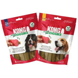 KONG Ziggies Enhanced Ласощі для чистки зубів собак Жувальні Палички