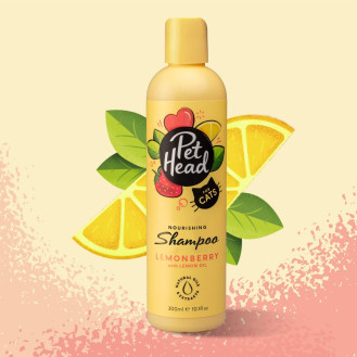 Pet Head Felin' Good Cat Shampoo Дезодоруючий шампунь для котів з ароматом полуниці та лимону