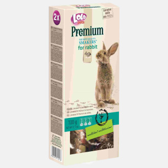 LoLo Pets Smakers Premium Rabbit Ласощі для кроликів Злакова суміш