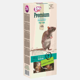 LoLo Pets Smakers Premium Rat Ласощі для щурів з натуральними вітамінами