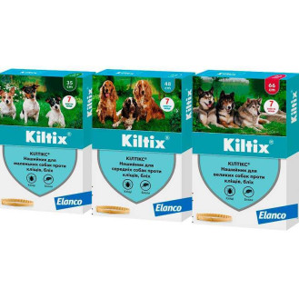 Elanco Kiltix Dogs Протипаразитарний нашийник для собак від бліх та кліщів